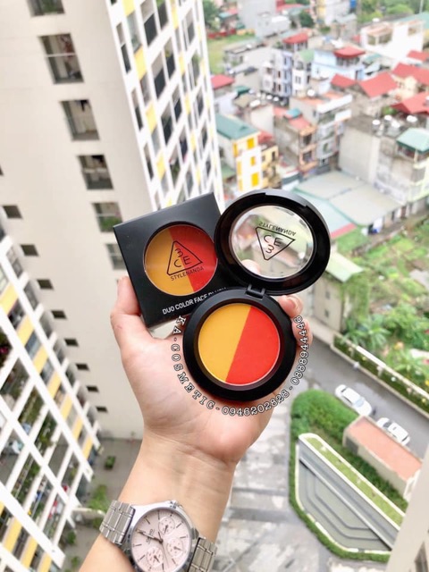Má Hồng 3CE Dou Color Face Blush Date 2022