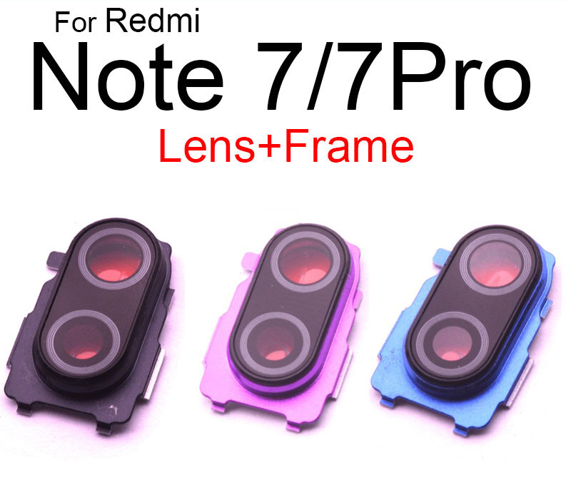 Bộ khung bảo vệ camera sau thích hợp cho Xiaomi Redmi Note 7 7 Pro