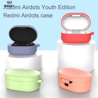 Vỏ Bảo Vệ Hộp Sạc Tai Nghe Bluetooth Xiaomi Red Mi Airdots Youth Bằng Silicon Chất Lượng Cao
