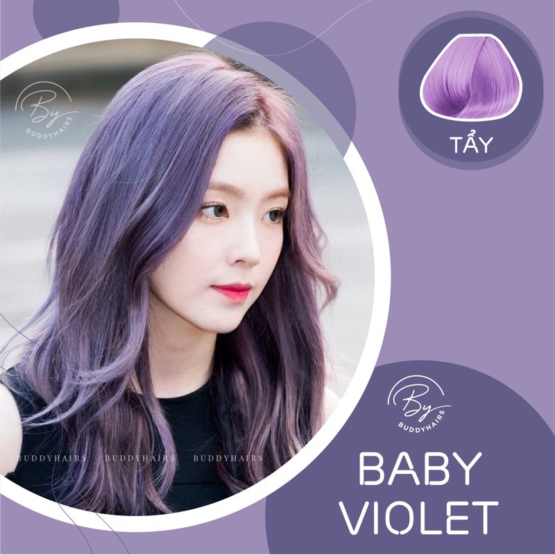 Thuốc nhuộm tóc Baby violet / Tím khói buddyhairs