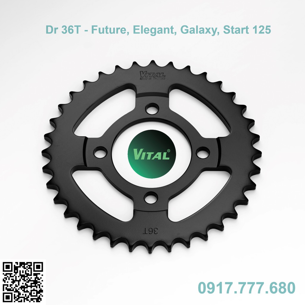 dĩa tải wawe nhỏ /Dream/Future/WRS TQ/ex50 TQ (28T - 37T) Chính hãng VITAL Thái Lan