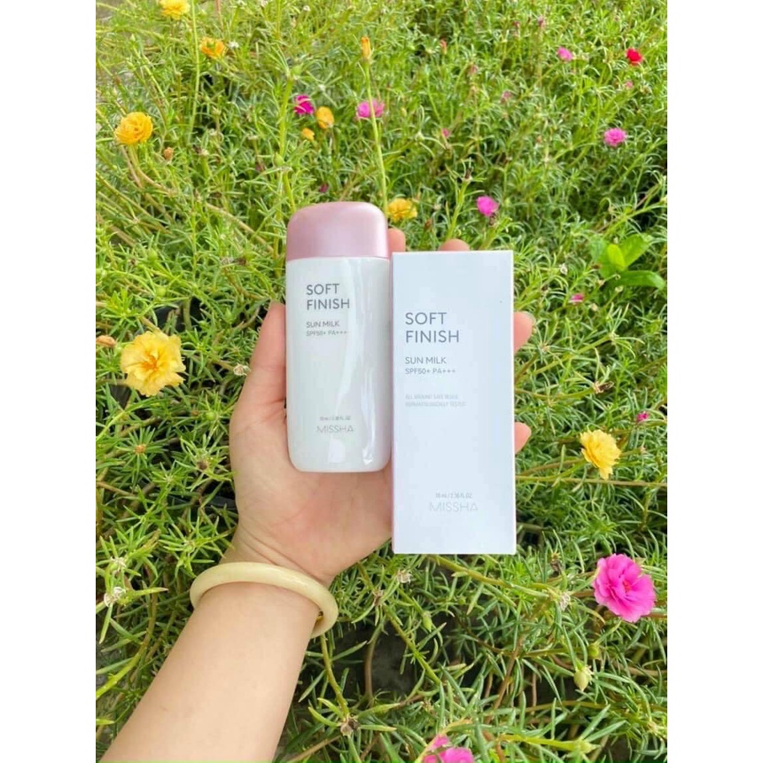 Kem Chống Nắng Dạng Sữa Missha Soft Finish SPF50+/PA+++ Sun Milk - Tuýp 70ml