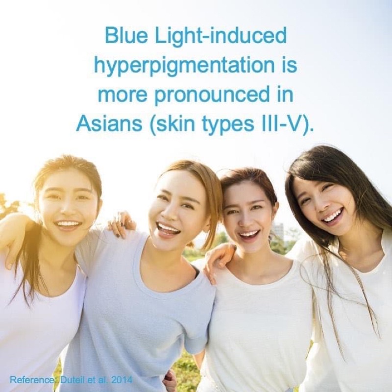 TDF Blu Voile Sunscreen kem chống nắng chống ánh sáng xanh từ màn hình điện thoại …chống lại tia UVA, UVB.