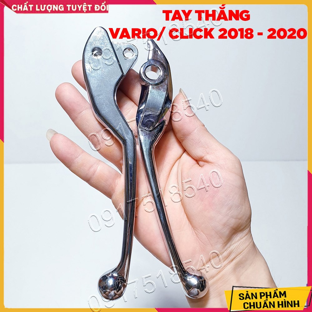 1 Cặp Tay Thắng Vario, Click 2018 - 2020 , tay phanh Vario SYS Malaysia Xi Niken Cao Cấp