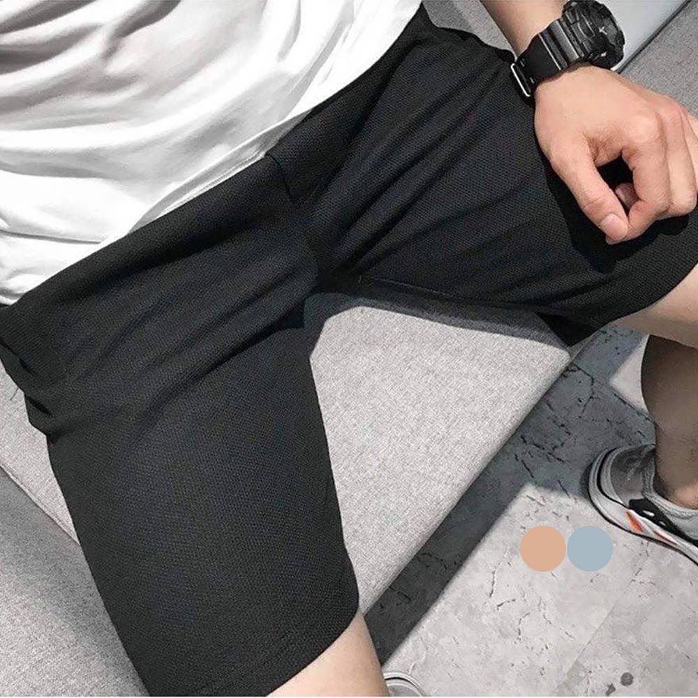 Quần sooc nam đũi xốp co giãn đũi thấm hút mồ hôi Micado
