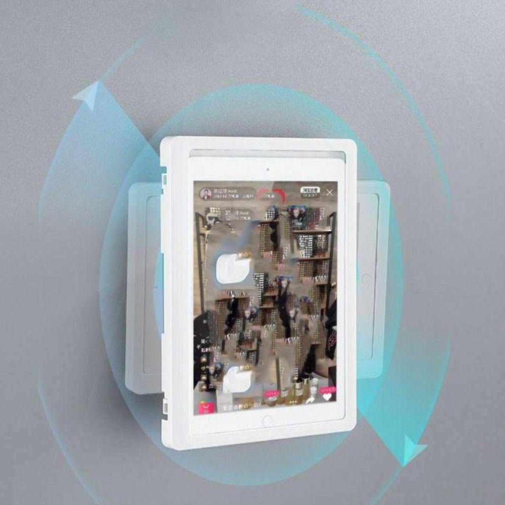 1 Giá Đỡ IPad Gắn Tường Không Cần Khoan Chống Thấm Nước Tiện Dụng