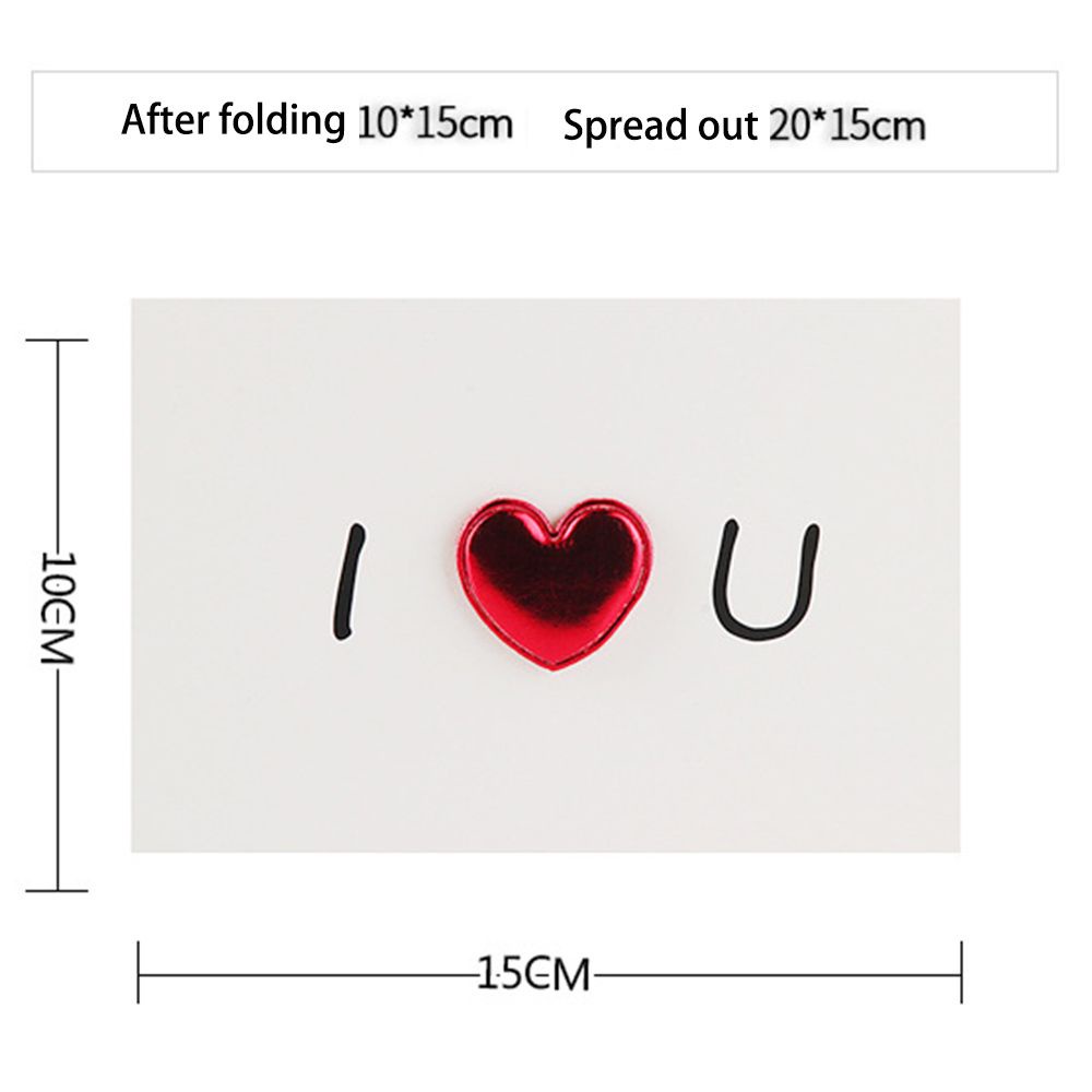 Thiệp Mời Họa Tiết Trái Tim 3D Độc Đáo Dùng Làm Quà Tặng