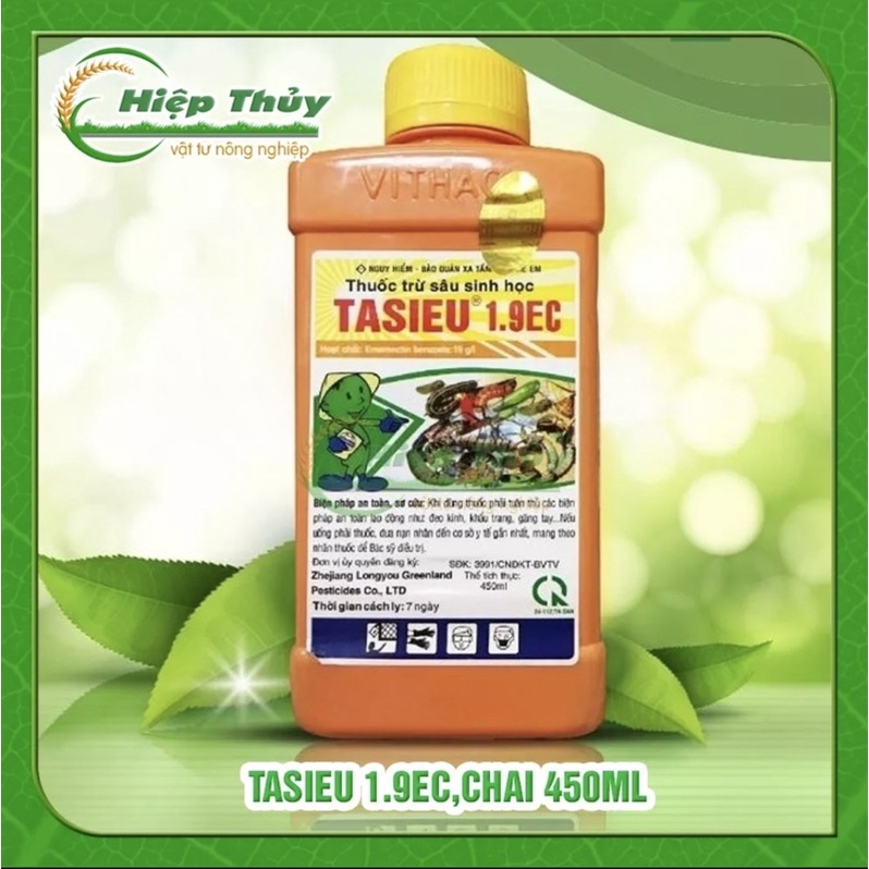 Chế phẩm sinh học Tasieu 1.9EC 450ml ngừa sau, bọ phấn trắng, rệp, rầy