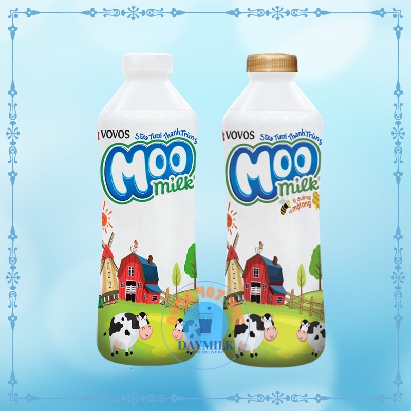 Sữa tươi thanh trùng Moo milk 950ml