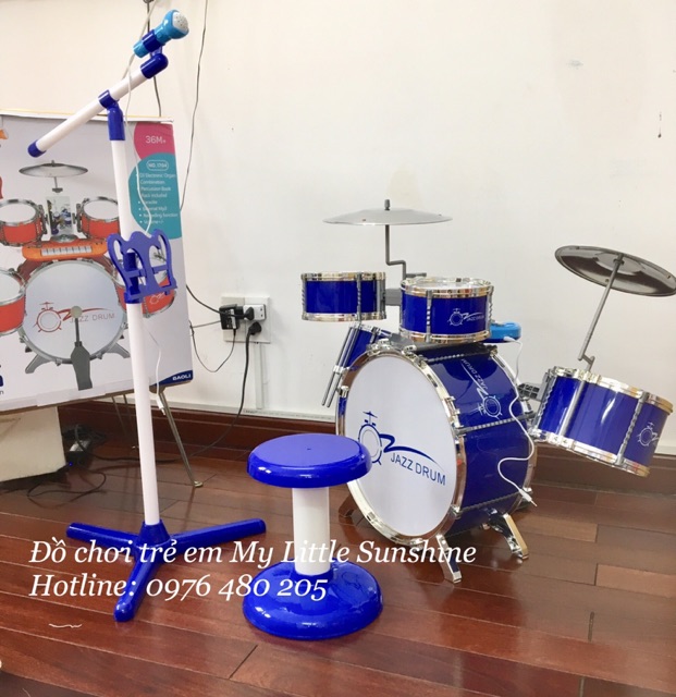 Bộ trống Jazz Drum 10 chi tiết cho bé