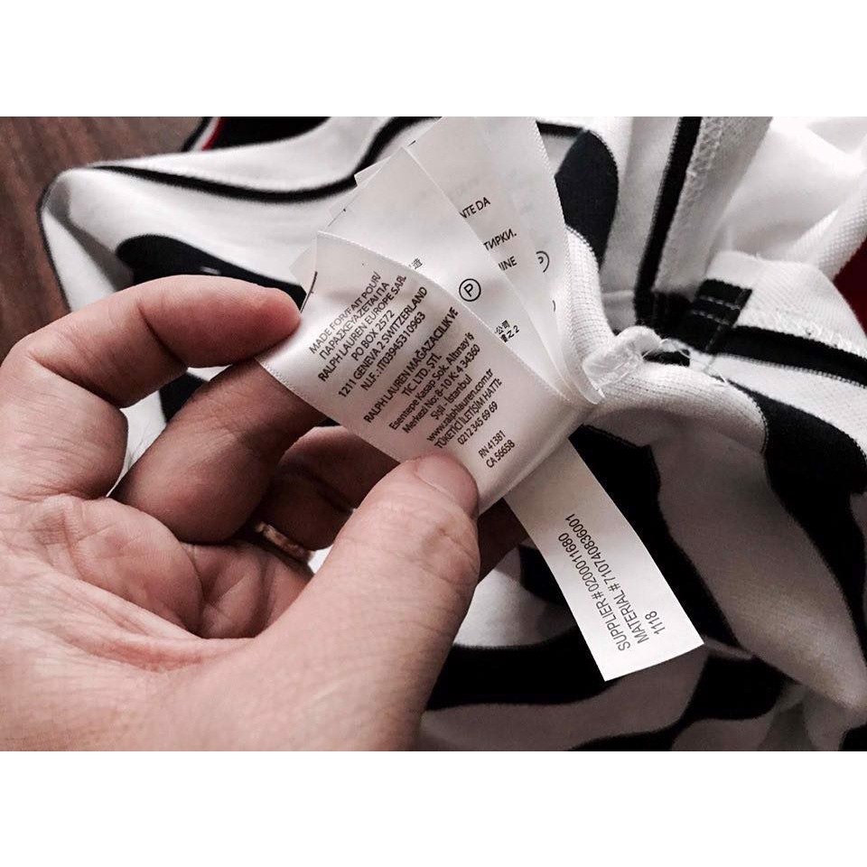 Polo Ralph Rauren cổ kẻ 3 màu