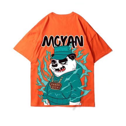 Áo Thun Tay Ngắn Cổ Tròn In Hình Hoạt Hình Dành Cho Nam Và Nữ size M-8XL