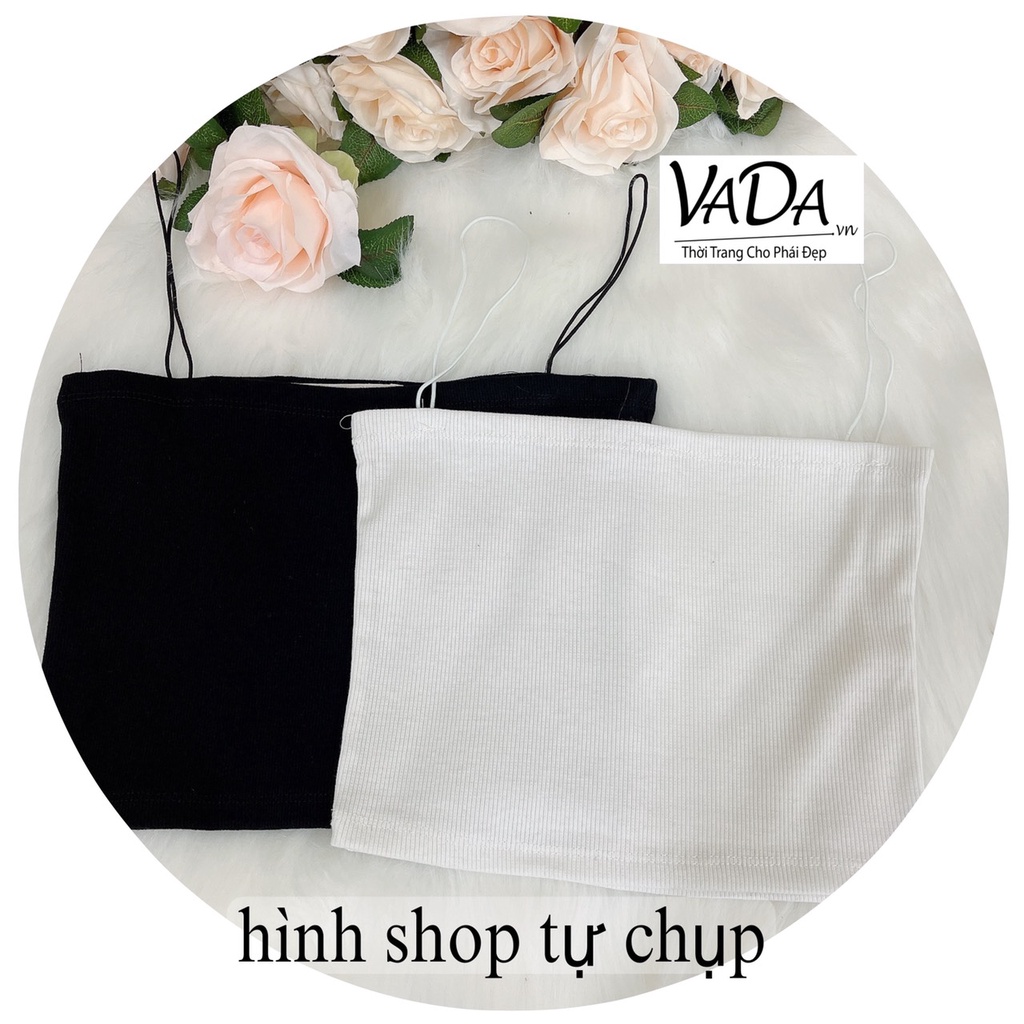 Áo Ống Croptop dây Tăm Chất Gân , Thoáng Mát, 2 Màu Siêu Hot -Thời Trang VADA  (AT22)