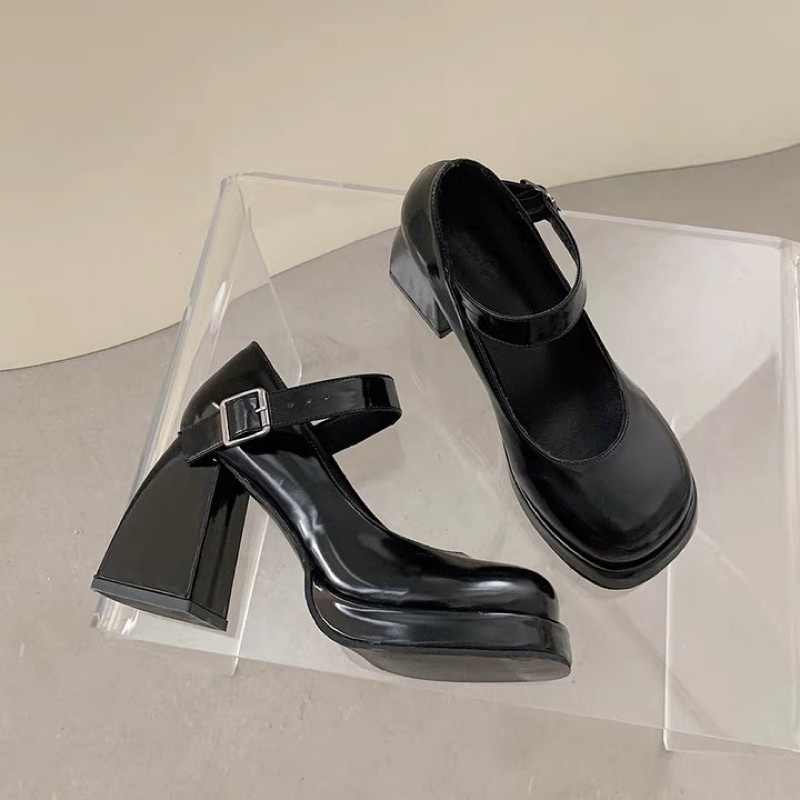 GIÀY A2212 MŨI TRÒN MARY JANE LOLITA ĐẾ CAO 9cmN