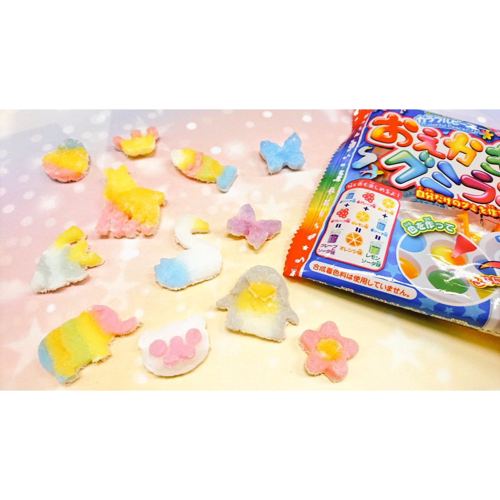 Popin Cookin Bộ làm kẹo dẻo nhiều màu sắc, bé tập tô màu - Đồ chơi nấu ăn Nhật Bản