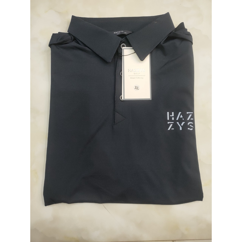 ÁO CỘC GOLF NAM HAZZYS CO GIÃN 4 CHIỀU THẤM HÚT MỒ HÔI