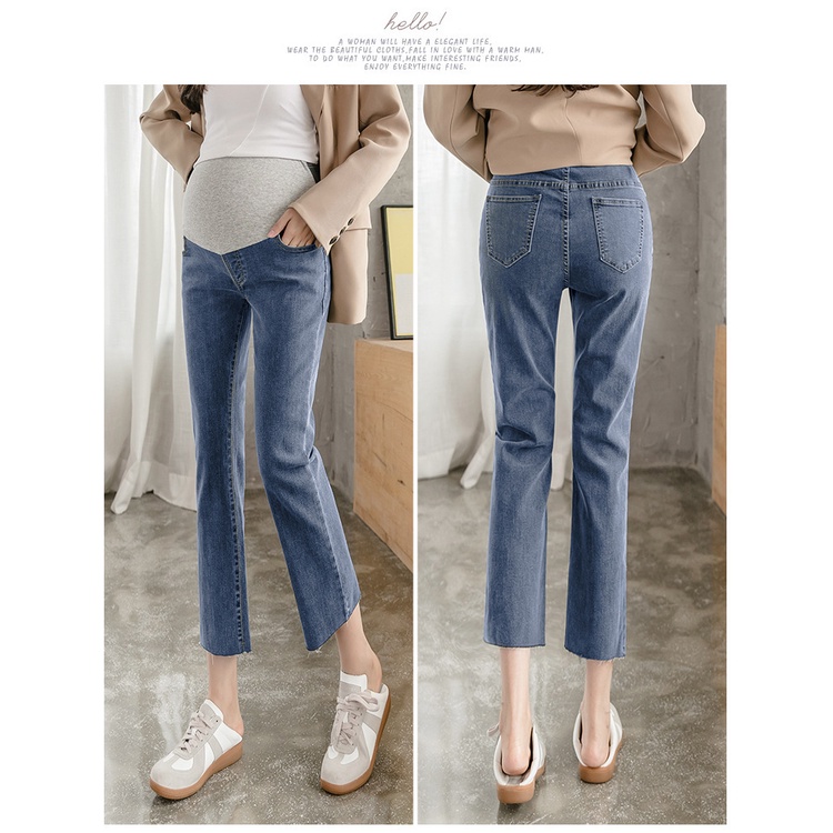 Quần bầu jeans ống loe sành điệu QTD103