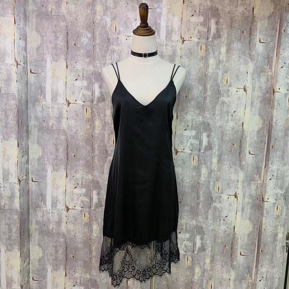 Váy Ngủ ren lưới dây đan lưng mã 3388 hàng cao cấp