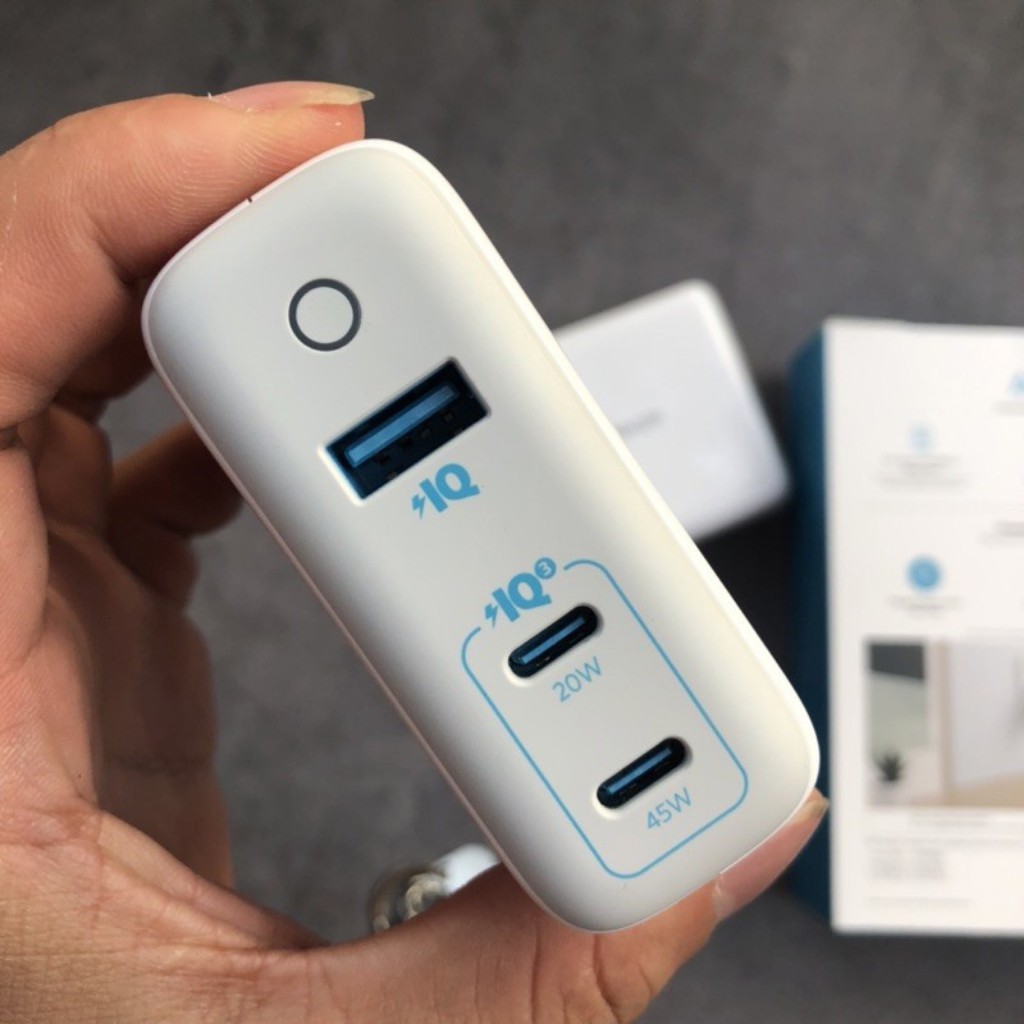 Củ Sạc Nhanh PD GAN Anker PowerPort 3 - 65W Elite A2034 / PowerPort Atom PD2 60w - A2029