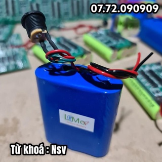 Sl. khối pin lithium 3s - 12,6v 2600mah . . pin mới, dòng xả cao - limo