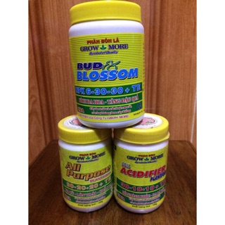 Bộ 3 phân bón lá growmore 6-30-30,20-20-20,30-10-10