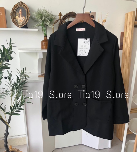 Áo blazer 1 lớp ulzzang . Áo khoác vest hàn (Ảnh thật)