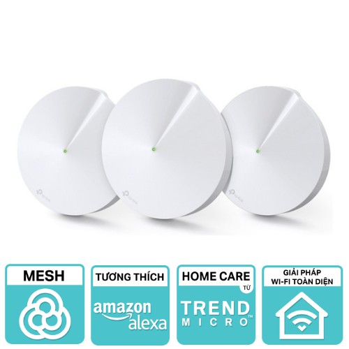 [Mã DAILY5 giảm 5% đơn tối đa 40K] Bộ phát wifi Mesh TP-Link Deco M5 AC1300 MU-MIMO Ver1.0 (3 Pack) - Chính Hãng | BigBuy360 - bigbuy360.vn