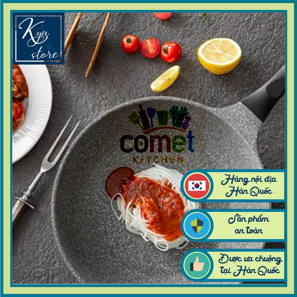 [Hàng chính hãng] Chảo Hàn Quốc vân đá chống dính COMET chất lượng cao [Hàng Nội Địa Hàn]