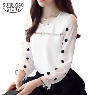 Áo kiểu bi phối ren hot trend