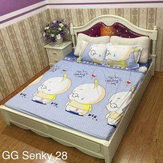 Bộ ga + 2 vỏ gối poly cotton