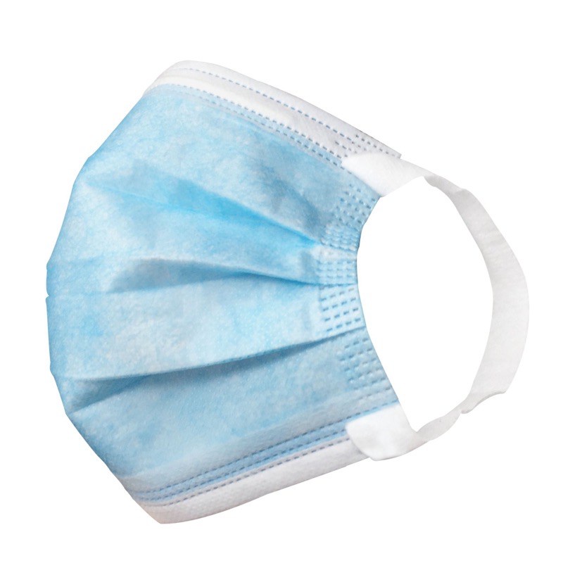 Hộp khẩu trang y tế 4 lớp kháng khuẩn không đau tai Vic quai vải, êm tai. Hộp 50 cái