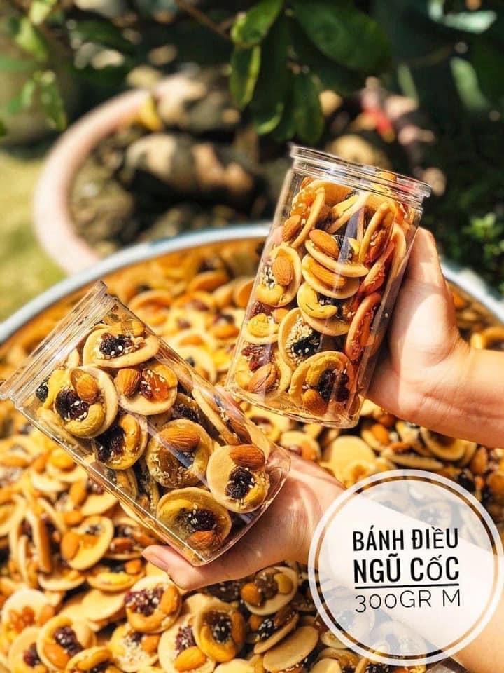 Kẹo đồng tiền mix nho hạnh nhân