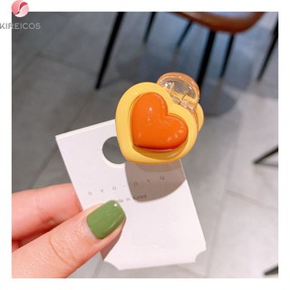 Gấp Tóc Kẹp Tóc Đính Tim Đáng Yêu Nhiều Màu
