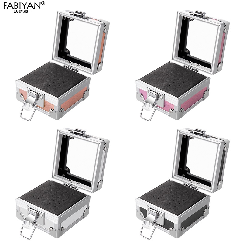 FABIYAN Hộp Đựng Đầu Mài Móng Tay 25 Lỗ Chống Mòn Tiện Dụng Cho Salon