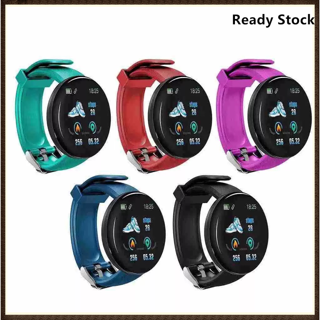 Vòng Đeo Tay Thông Minh D18 Màn Hình Cảm Ứng Theo Dõi Sức Khỏe Kết Nối Bluetooth D18
