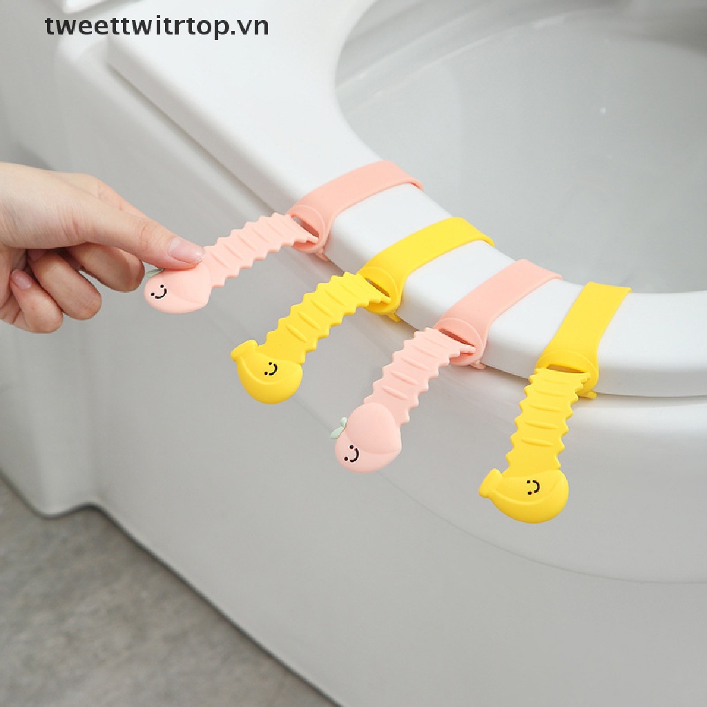 Tay cầm silicone để nhấc nắp bồn cầu chống khuẩn có thể điều chỉnh