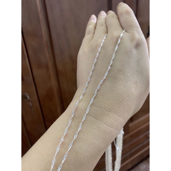 Dây xoắn kép mảnh bền đẹp bạc ta chuẩn NGỌC MẬU