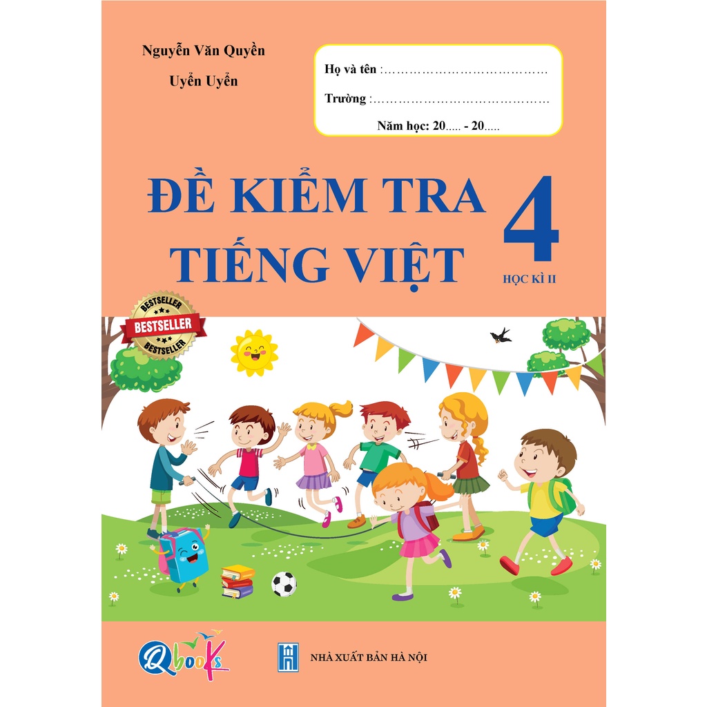 Sách - Combo Bài Tập Tuần và Đề Kiểm Tra Toán và Tiếng Việt 4 - Học Kì 2 (4 cuốn)