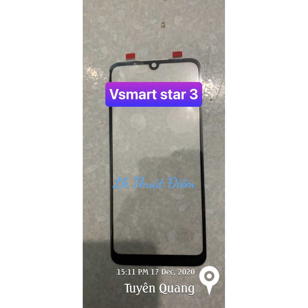 kính star 3 - vsmart (kính ép màn hình không phải cường lực)