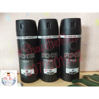 XỊT KHỬ MÙI AXE TÍCH HỢP HƯƠNG NƯỚC HOA CHO NAM GIỚI - 150ml