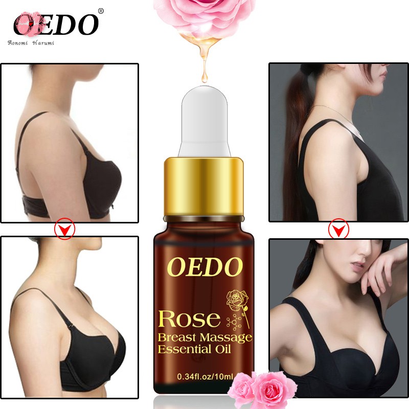 Tinh dầu massage nở ngực chiết xuất hoa hồng làm săn chắc tăng kích cỡ vòng 1 hiệu quả