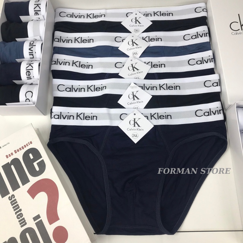 Hộp 5 Quần Sịp Nam Tam Giác Cao Cấp FORMAN, Quần Chíp Nam Tam Giác Cotton Co Dãn Thấm Hút Mồ Hôi