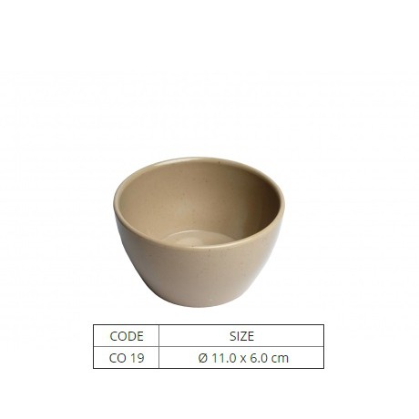 Chén Nhựa Melamine Cơm Chén Chè Màu Nâu Nhiều Size