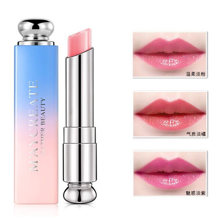(hàng Mới Về) 1 Set 3 Son Môi Dưỡng Ẩm Lâu Trôi Thay Đổi Màu Sắc Độc Đáo | BigBuy360 - bigbuy360.vn