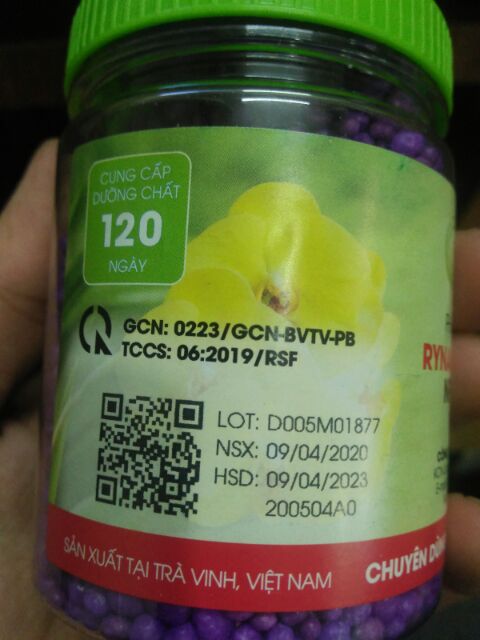 Phân Bón Thông Minh tan chậm Rynan Flowermate 210 NPK 22-10-10+TE Chuyên dùng cho phong lan, cây cảnh (150g)
