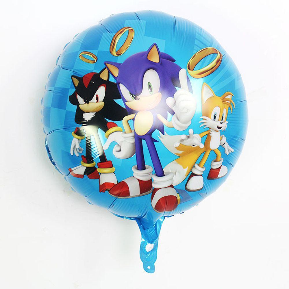 Bong Bóng Lõi Nhôm Hình Sonic 3 Trang Trí Tiệc