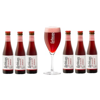 [Tặng kèm ly] Lốc 6 chai bia Liefmans Fruitesse tặng 1 ly