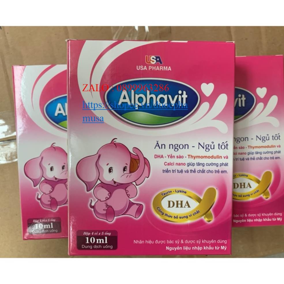 ALPHAVIT ĂN NGON giúp bé ăn ngon ngủ tốt ,bé thông minh ,tăng cường miễn dịch cho bé