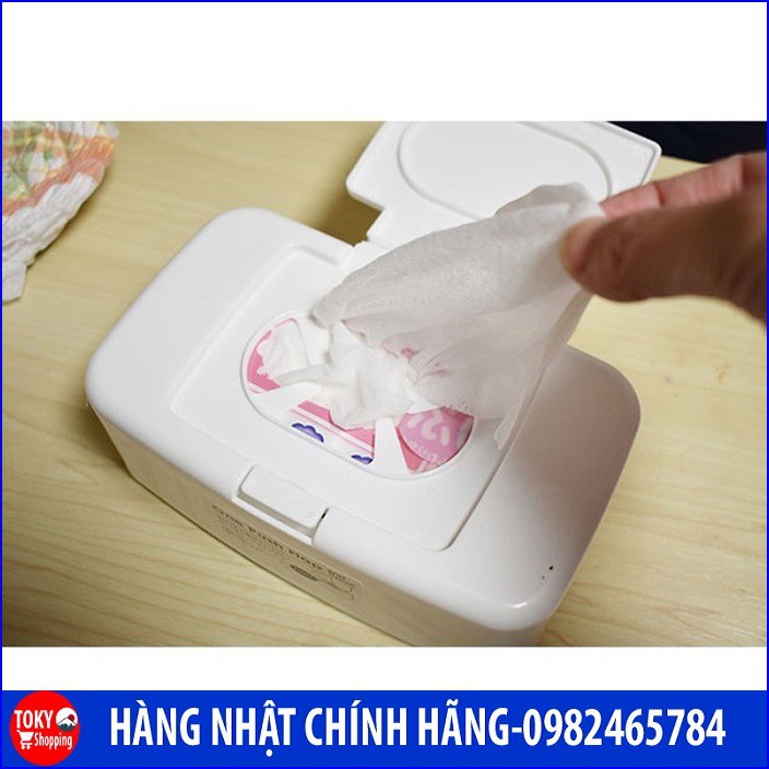 Hộp đựng giấy ướt có nắp bật Hàng Nhật Chính Hãng