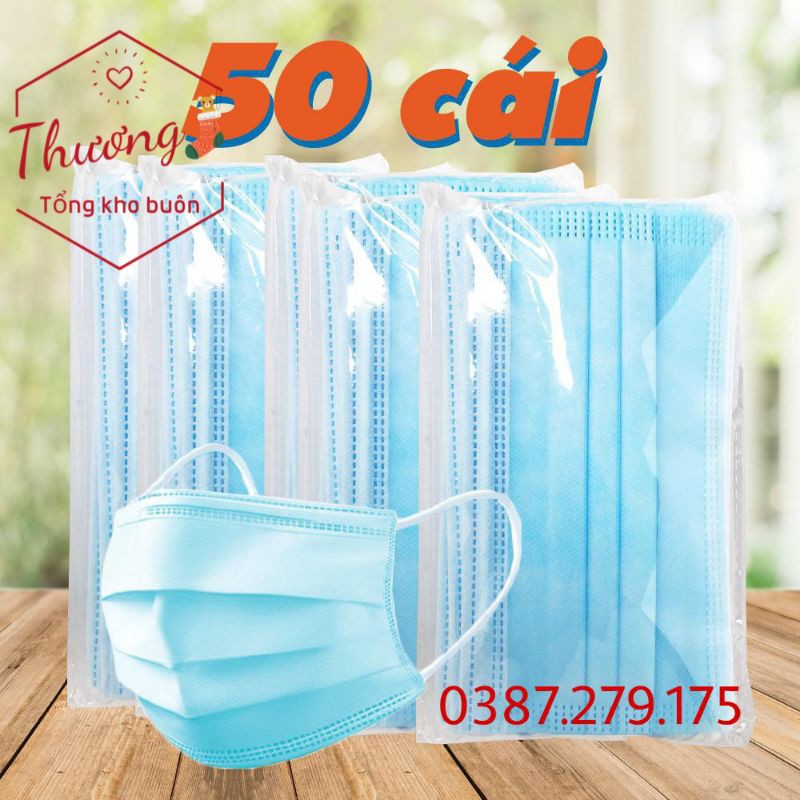 Hộp 50 chiếc khẩu trang y tế 4 lớp kháng khuẩn nhiều màu | BigBuy360 - bigbuy360.vn
